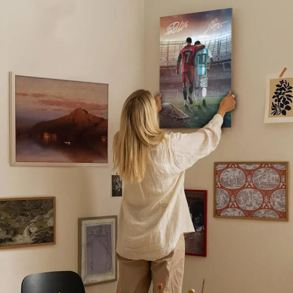 Cristiano Ronaldo Canvas Art Oil And Canvas