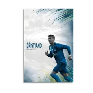 Cristiano Ronaldo  Canvas Art  Colored Canvas