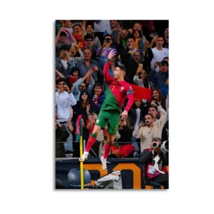 Cristiano Ronaldo  Canvas Art Oil Crayon Art
