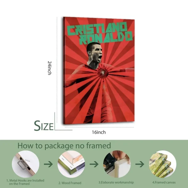 Cristiano Ronaldo Canvas Art - Image 7