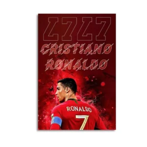 Cristiano Ronaldo  Canvas Art Oil Pastel Artwork