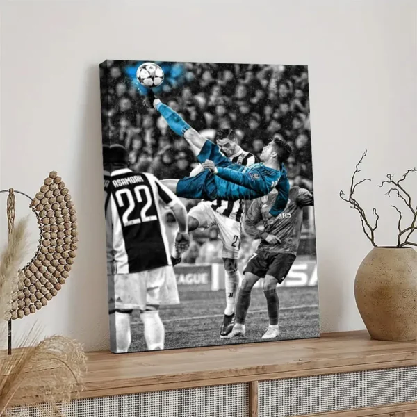 Cristiano Ronaldo  Canvas Art Canvas Artwork - Image 4