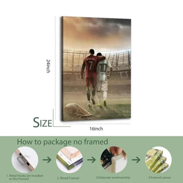 Cristiano Ronaldo  Canvas Art  Canvas Wall Art - Image 7