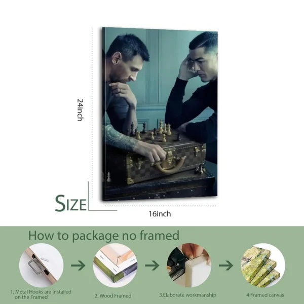 Cristiano Ronaldo  Canvas Art  Posters For Room - Image 7