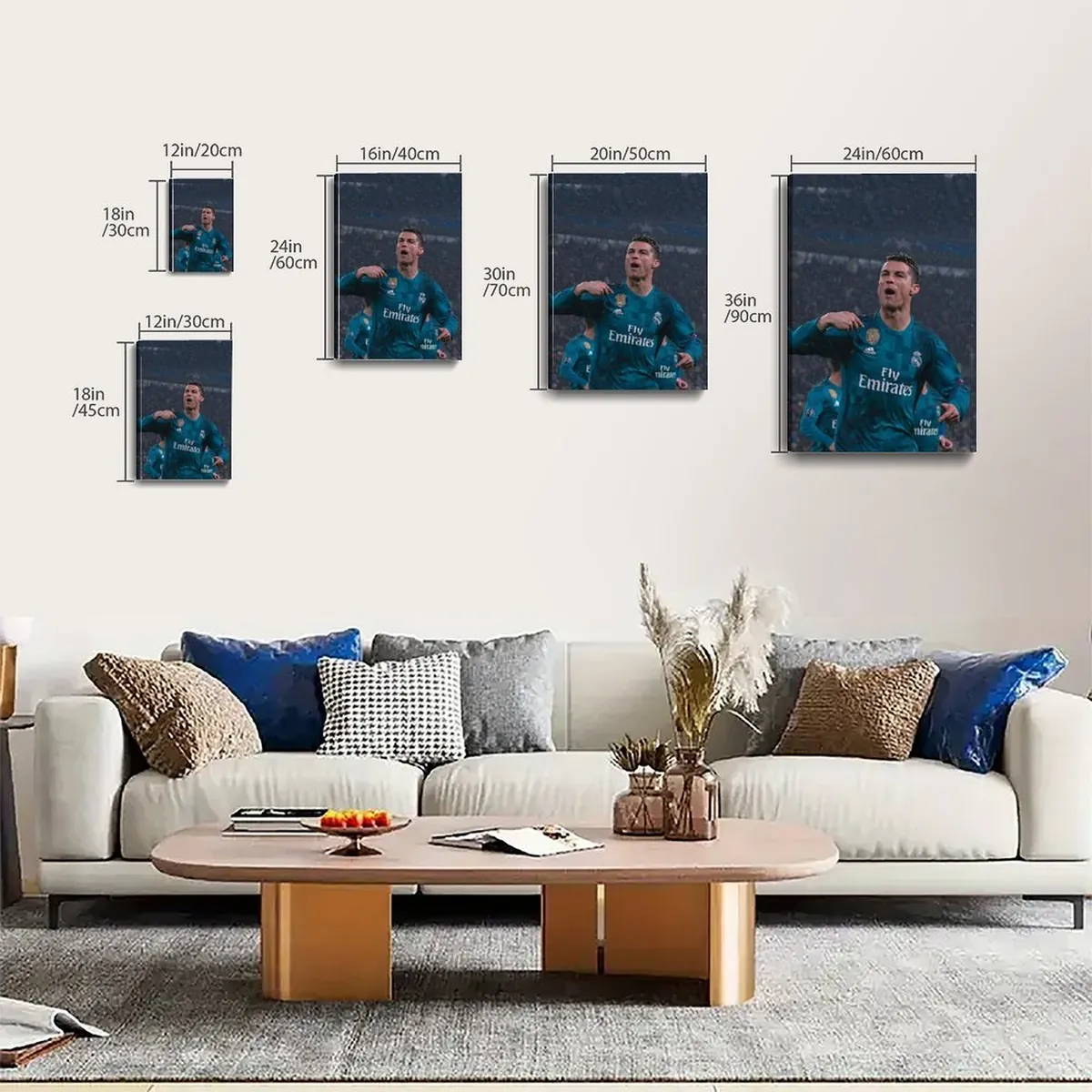 Cristiano Ronaldo Framed Posters Canvas Art 6 Cristiano Ronaldo Framed Posters Canvas Art - Image 6