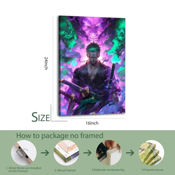 One Piece Poster  Canvas Art - Image 7