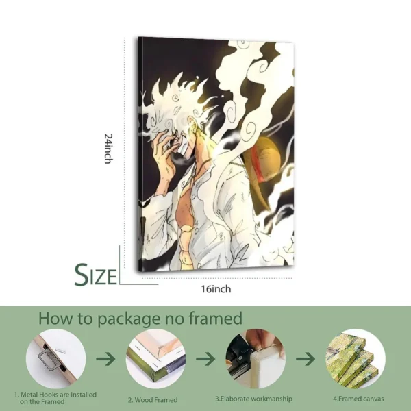 One Piece  Poster  Canvas Art - Image 7
