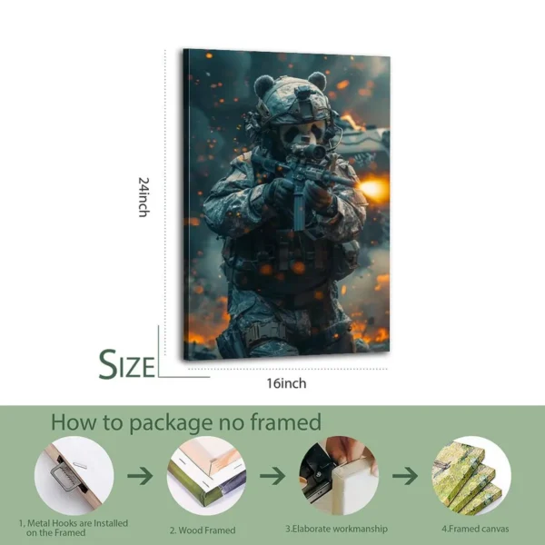 Panda   Canvas Art  Canvas Poster - Image 7