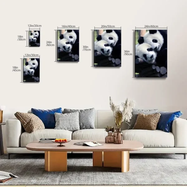 Panda Canvas Painting Canvas Art - Image 6