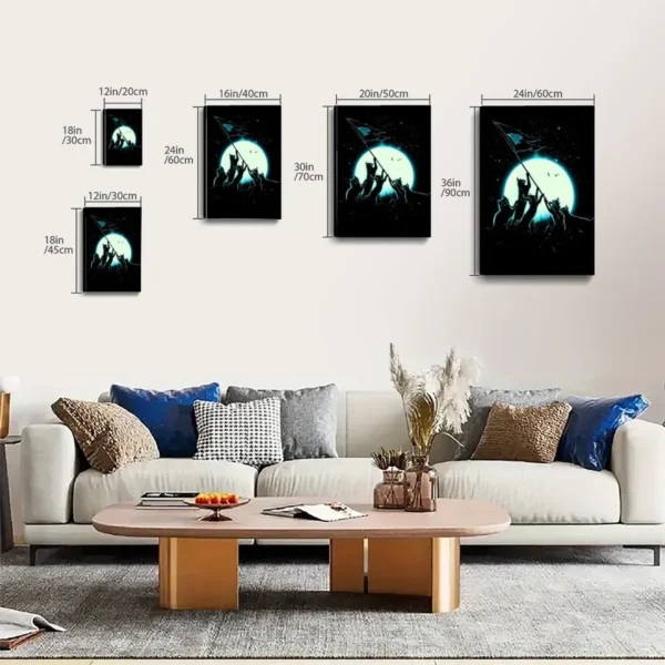 Artistic Cat Canvas Poster Canvas Art - Image 6