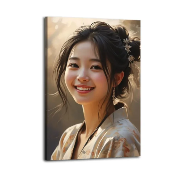 Beautiful girl Canvas Art Poster