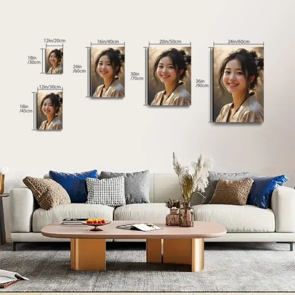 Beautiful girl  Canvas Art  Poster - Image 6