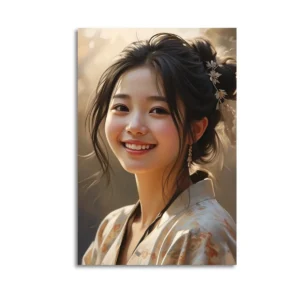 Beautiful girl  Canvas Art  Poster