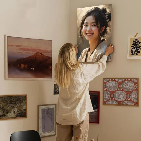 Beautiful girl  Canvas Art  Poster - Image 5