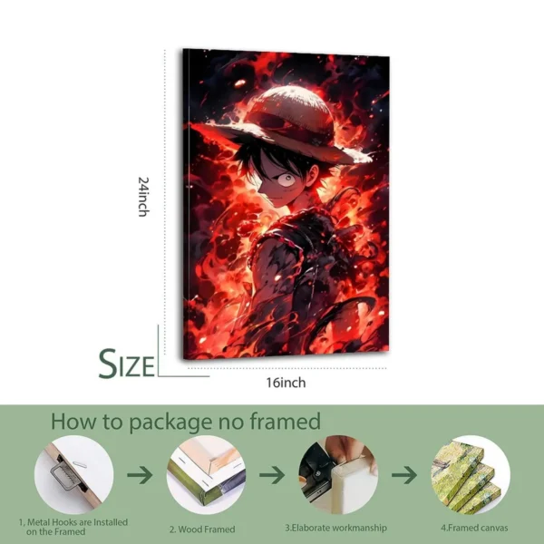 One Piece Canvas Art Canvas Poster - Image 7