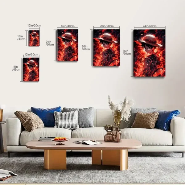 One Piece Canvas Art Canvas Poster - Image 6