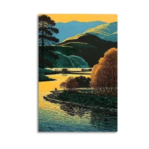 National Park  Canvas Art  Colored Canvas