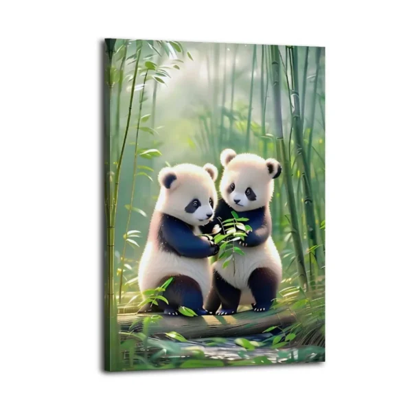Panda Canvas Poster Canvas Art