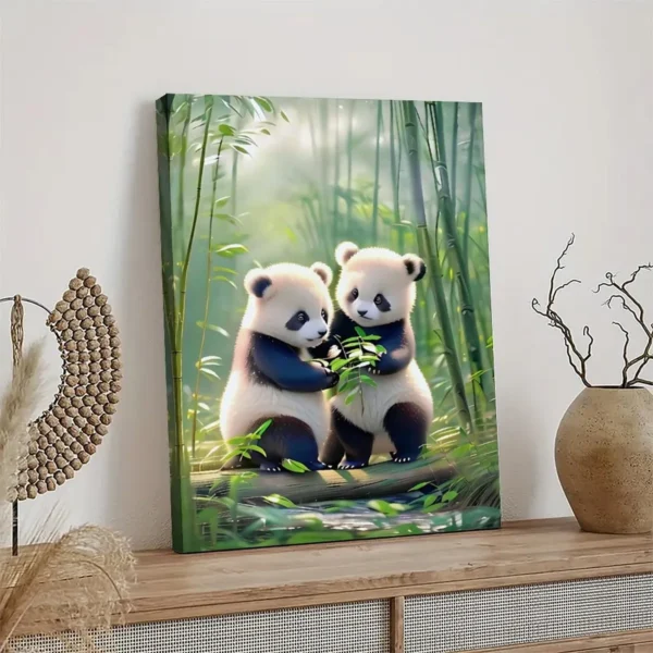 Panda Canvas Poster  Canvas Art - Image 3