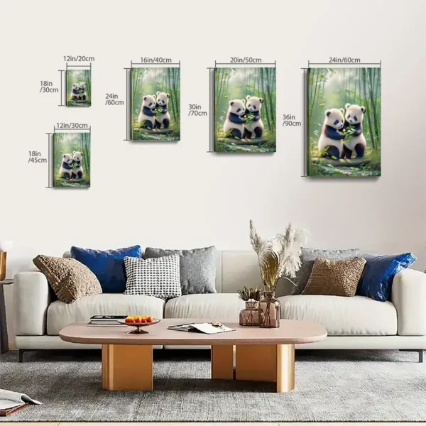 Panda Canvas Poster  Canvas Art - Image 6