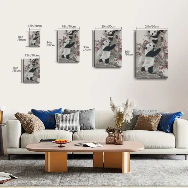 Panda  Canvas Art Famous Oil Paintings - Image 6