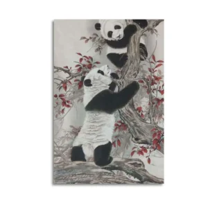 Panda Canvas Art Famous Oil Paintings