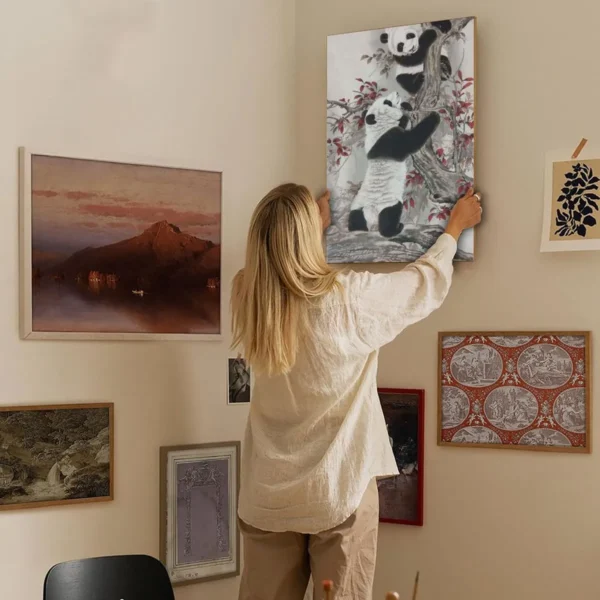 Panda  Canvas Art Famous Oil Paintings - Image 5