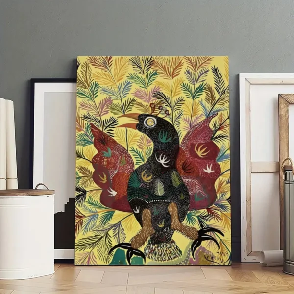 Vintage Phoenix Canvas Art  Famous Oil Paintings - Image 3