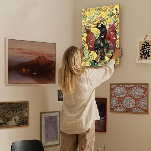 Vintage Phoenix Canvas Art  Famous Oil Paintings - Image 5