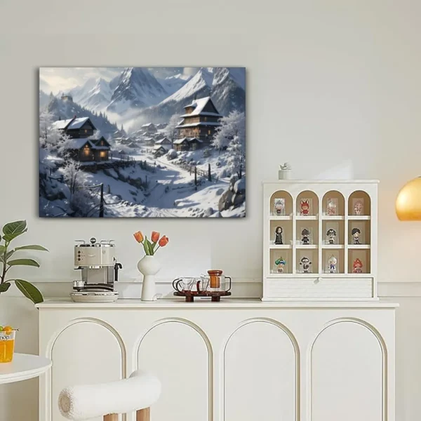 Ice And Snow Rural  Canvas Art - Image 4