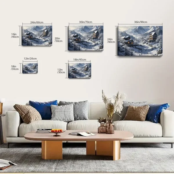 Ice And Snow Rural  Canvas Art - Image 7