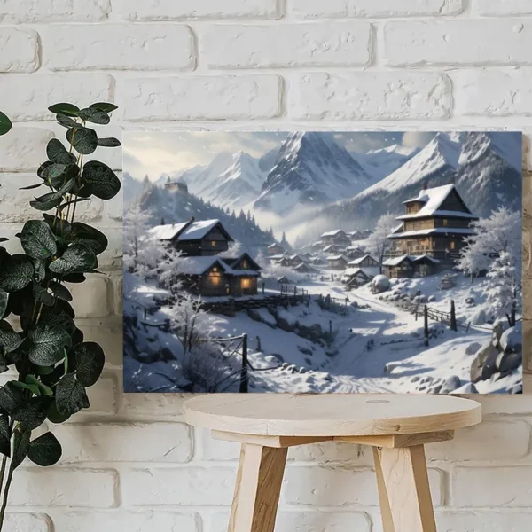 Ice And Snow Rural  Canvas Art - Image 3
