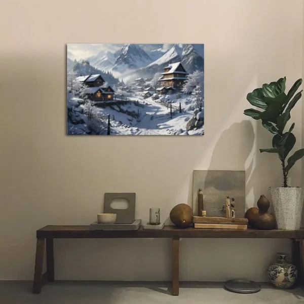 Ice And Snow Rural  Canvas Art - Image 5