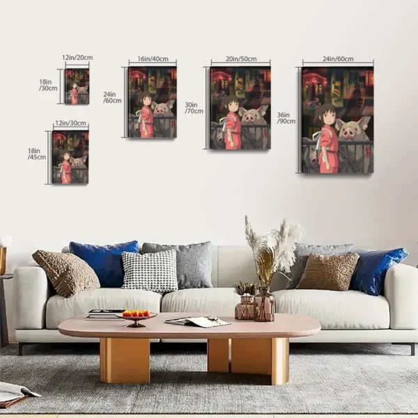 Spirited Away Poster Canvas Art - Image 6