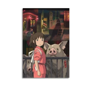 Spirited Away Poster Canvas Art