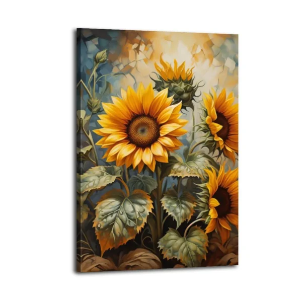 Sunflower Art Painting And Canvas Art
