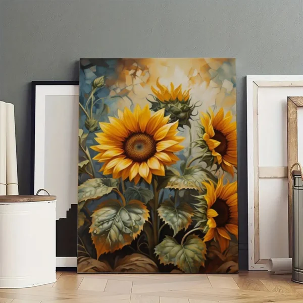 Sunflower Art Painting And   Canvas Art - Image 3