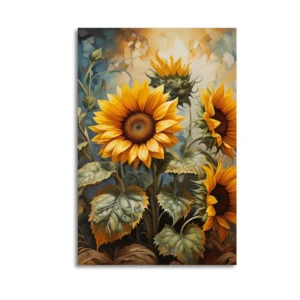 Sunflower Art Painting And   Canvas Art