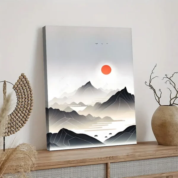 Sunrise Mountain   Canvas Art - Image 4
