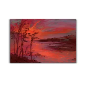 Sunset Scenery Canvas Art