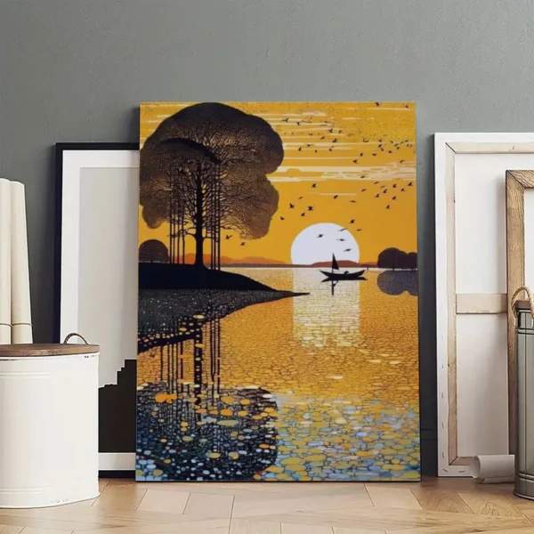 Sunset In The East Canvas Art - Image 3