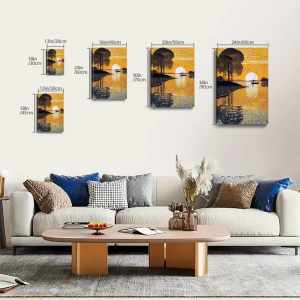 Sunset In The East Canvas Art - Image 6