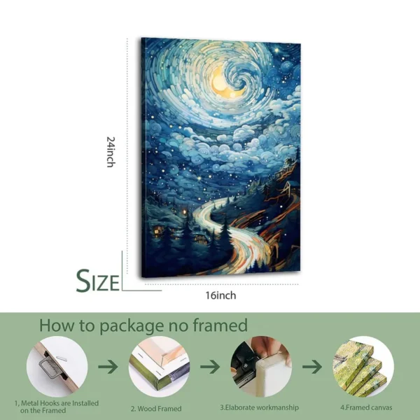 Van Gogh Canvas Posters Canvas Art - Image 7