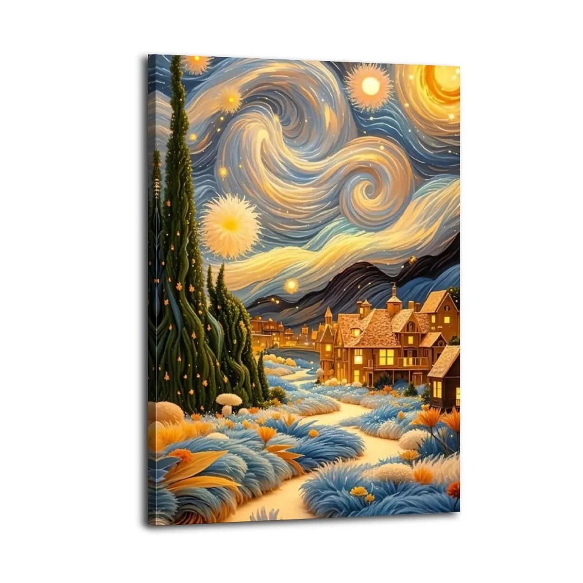 Van Gogh Framed Posters Canvas Art 2 Van Gogh Framed Posters Canvas Art