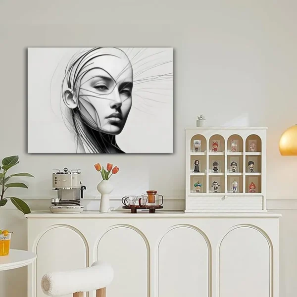 Abstract Expressionist Minimalist Poster - Modern Art Print - Image 4