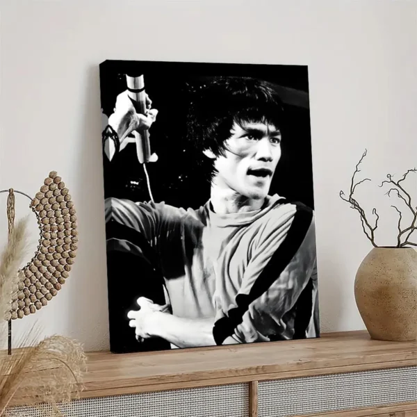 Bruce Lee Canvas Art oil on canvas - Image 4