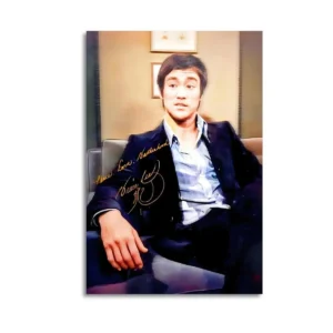 Bruce Lee Canvas Art oil and canvas