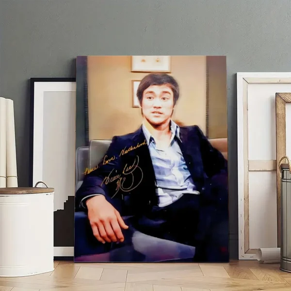 Bruce Lee Canvas Art oil and canvas - Image 3