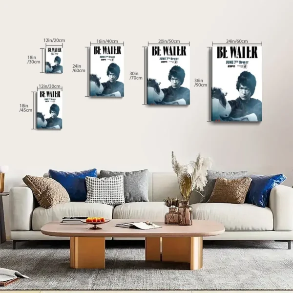 Bruce Lee Canvas Art colored canvas - Image 6