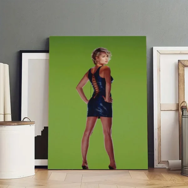 Kate Upton Colored Canvas Canvas Art - Image 4